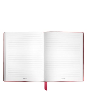 Cuaderno con funda Montblanc a rayas