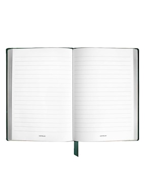 Cuaderno con funda Montblanc a rayas