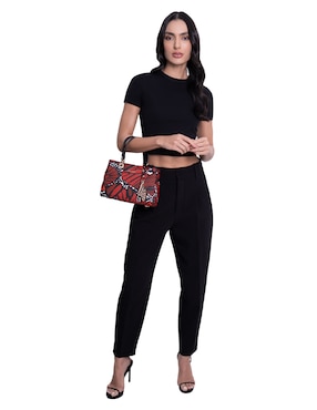 Bolsa satchel Pineda Covalin Mariposa Macro para mujer