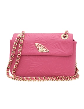 Bolsa crossbody Pineda Covalin Grabado Mariposa de piel para mujer
