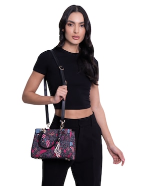 Bolsa satchel Pineda Covalin Colibrí para mujer