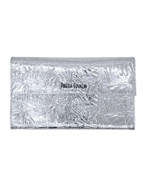 Bolsa clutch Pineda Covalin Grabado Mariposa de piel para mujer