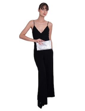 Bolsa clutch Pineda Covalin Grabado Mariposa de piel para mujer