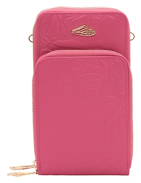Bolsa crossbody Pineda Covalin Grabado Mariposa de piel para mujer