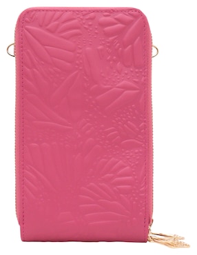 Bolsa crossbody Pineda Covalin Grabado Mariposa de piel para mujer