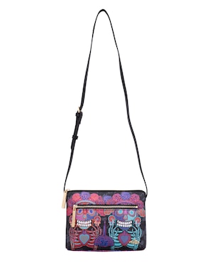 Bolsa crossbody Pineda Covalin Día de Muertos Catrina para mujer
