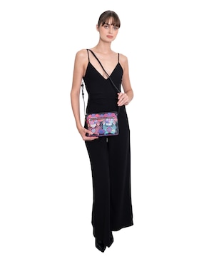 Bolsa crossbody Pineda Covalin Día de Muertos Catrina para mujer