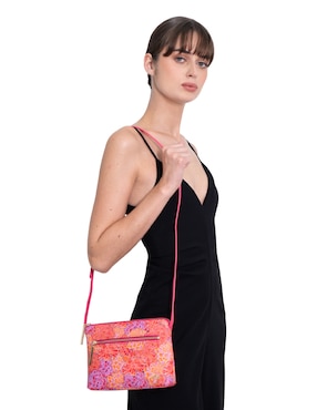Bolsa crossbody pineda covalin cempasúchil ofrenda para mujer