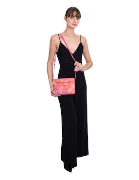Bolsa crossbody pineda covalin cempasúchil ofrenda para mujer