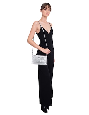 Bolsa crossbody pineda covalin grabado mariposa de piel para mujer