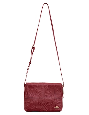 Bolsa crossbody pineda covalin grabado mariposa de piel para mujer