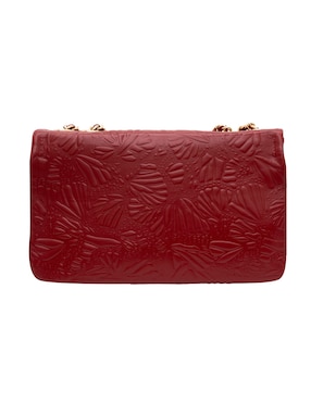 Bolsa crossbody pineda covalin grabado mariposa de piel para mujer