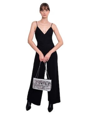 Bolsa crossbody pineda covalin grabado mariposa de piel para mujer