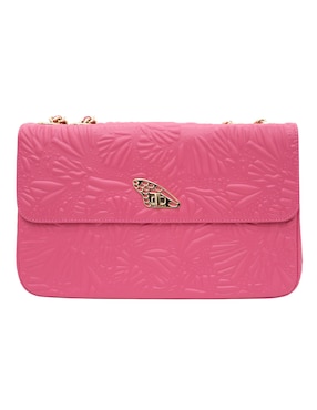 Bolsa crossbody pineda covalin grabado mariposa de piel para mujer