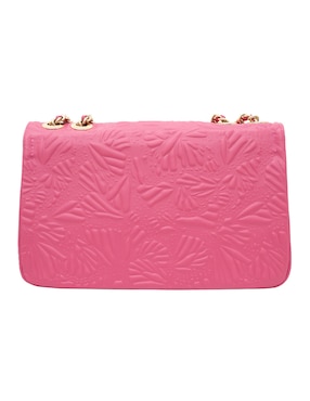 Bolsa crossbody pineda covalin grabado mariposa de piel para mujer