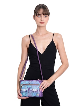 Bolsa crossbody pineda covalin día de muertos catrina para mujer