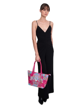 Bolsa tote pineda covalin día de muertos catrina para mujer