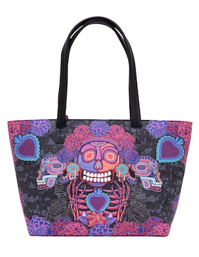 Bolsa tote pineda covalin día de muertos catrina para mujer