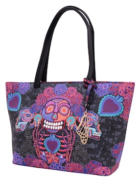 Bolsa tote pineda covalin día de muertos catrina para mujer