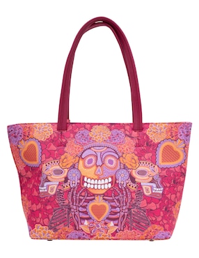 Bolsa tote pineda covalin día de muertos catrina para mujer