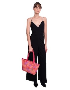 Bolsa tote pineda covalin cempasúchil ofrenda para mujer