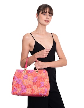 Bolsa satchel Pineda Covalin Cempasúchil Ofrenda para mujer