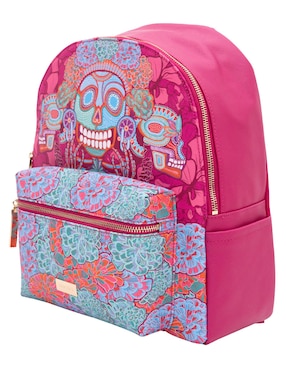 Mochila casual Pineda Covalin Día de Muertos Catrina para mujer