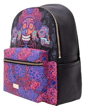Mochila casual Pineda Covalin Día de Muertos Catrina para mujer