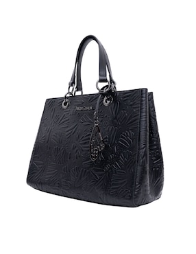 Bolsa satchel Pineda Covalin Grabado Mariposa de piel para mujer
