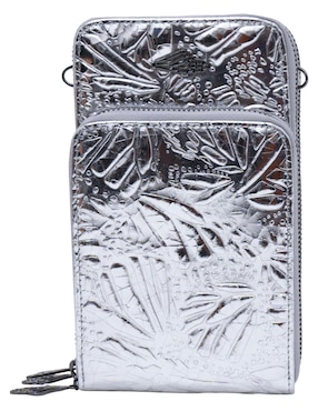 Bolsa crossbody Pineda Covalin Grabado Mariposa de piel para mujer