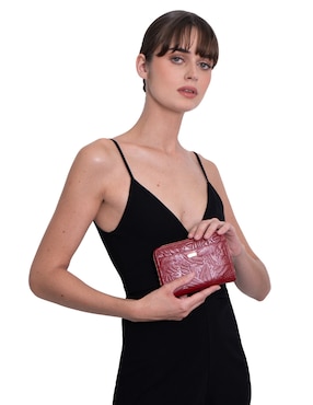 Cartera Pineda Covalin Grabado Mariposa para mujer