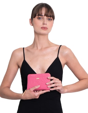 Cartera Pineda Covalin Grabado Mariposa para mujer