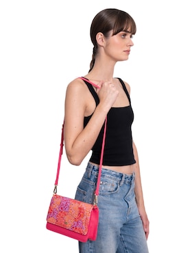Bolsa crossbody Pineda Covalin Cempasúchil Ofrenda para mujer