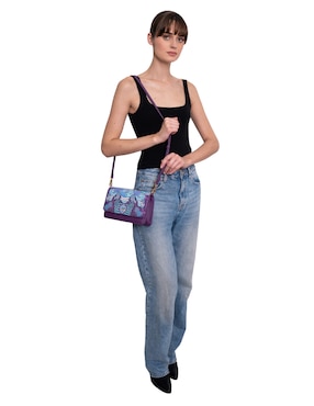 Bolsa crossbody Pineda Covalin Día de Muertos Catrina para mujer