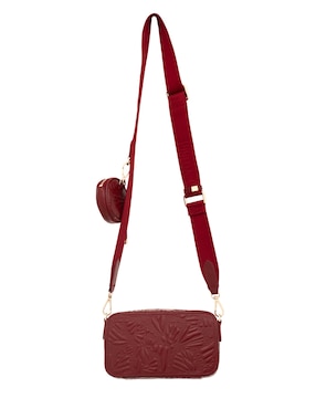 Bolsa crossbody Pineda Covalin Grabado Mariposa de piel para mujer
