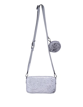 Bolsa crossbody Pineda Covalin Grabado Mariposa de piel para mujer
