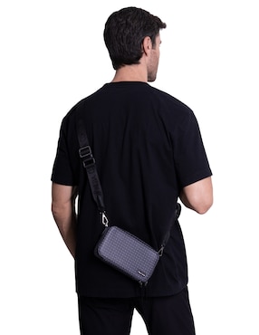 Bolsa crossbody Pineda Covalin Grecas Mitla para hombre