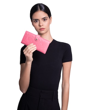Cartera Pineda Covalin Grabado Mariposa para mujer