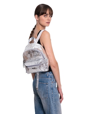 Mochila casual Pineda Covalin Grabado Mariposa para mujer