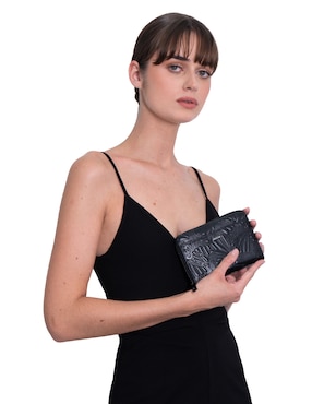 Cartera Pineda Covalin Grabado Mariposa para mujer