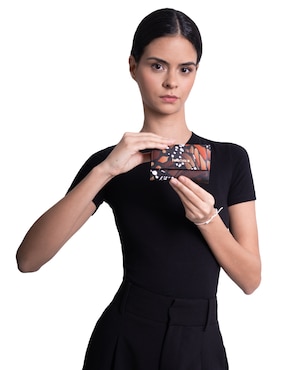 Cartera pineda covalin mariposa macro para mujer