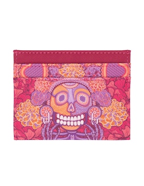 Tarjetero Pineda Covalin Día de Muertos Catrina para mujer