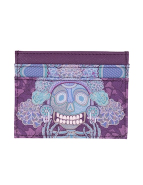 Tarjetero Pineda Covalin Día de Muertos Catrina para mujer