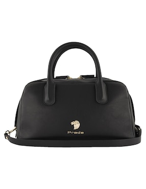 Bolsa bowler Prada de piel para mujer