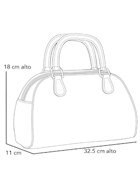 Bolsa bowler Prada de piel para mujer