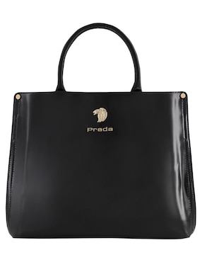 Bolsa shopper Prada de piel vegana para mujer
