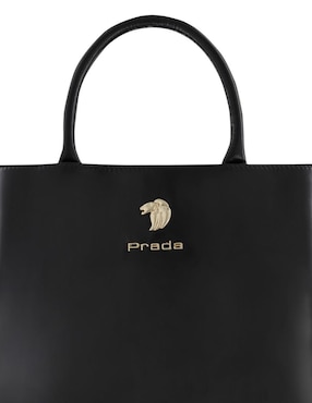 Bolsa shopper Prada de piel vegana para mujer