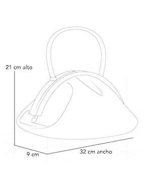 Bolsa bowler Prada de piel para mujer