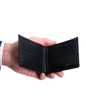 Cartera Pineda Covalin grabado tzompantli para hombre