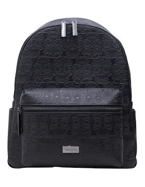 Mochila casual Pineda Covalin Grabado Tzompantli para hombre